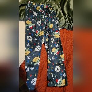 EUC Star Wars Gray Pajama Pants Sweatpant Lounge S Mens